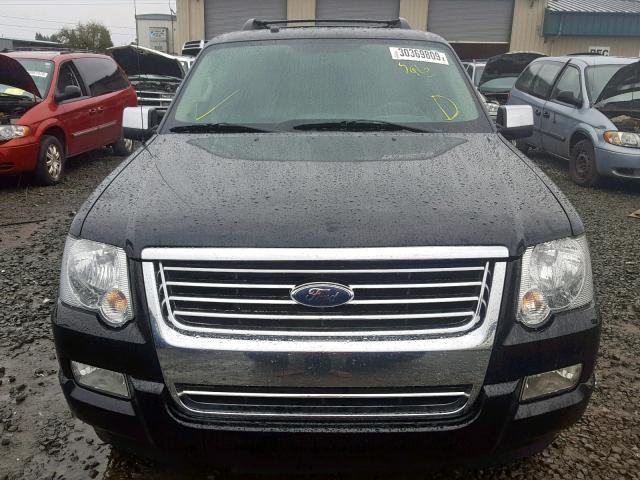 1FMEU75817UB37884 - 2007 FORD EXPLORER L BLACK photo 9