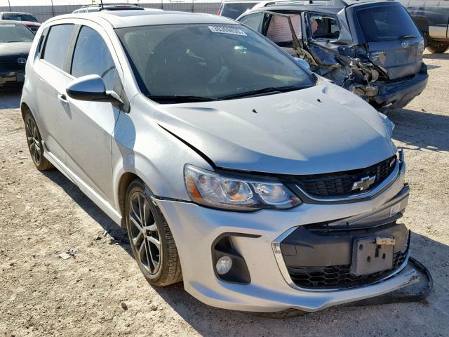 1G1JF6SB5J4111523 - 2018 CHEVROLET SONIC PREM SILVER photo 1