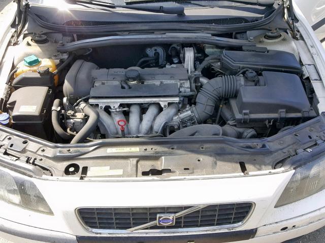 YV1RS61R422167285 - 2002 VOLVO S60 WHITE photo 7