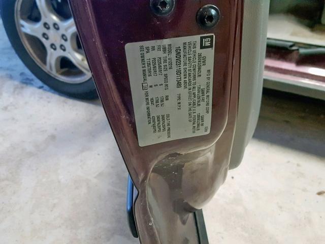 1GNDV23118D173489 - 2008 CHEVROLET UPLANDER L 红色 照片 10