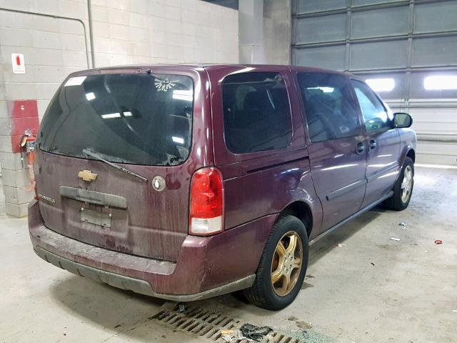 1GNDV23118D173489 - 2008 CHEVROLET UPLANDER L 红色 照片 4