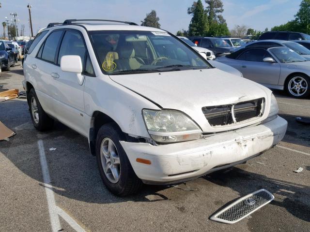 JTJHF10U520273560 - 2002 LEXUS RX 300 WHITE photo 1