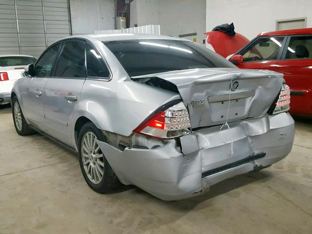 1MEFM42105G601109 - 2005 MERCURY MONTEGO PR ვერცხლისფერი ფოტო 3