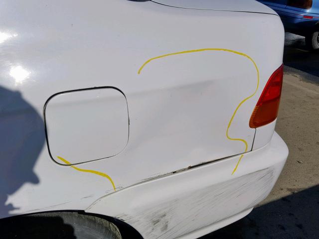 1HGEJ6124TL015109 - 1996 HONDA CIVIC DX WHITE photo 9