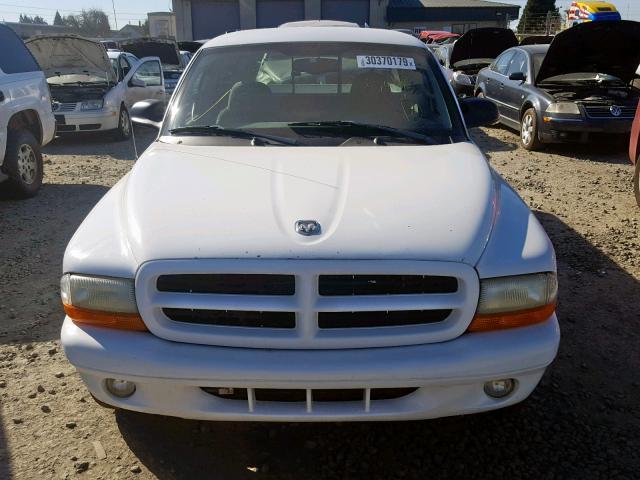 1D7GL72Z73S183700 - 2003 DODGE DAKOTA RT WHITE photo 10