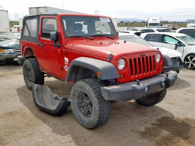 1J4AA2D17BL512785 - 2011 JEEP WRANGLER S RED photo 1