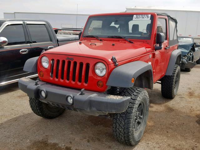 1J4AA2D17BL512785 - 2011 JEEP WRANGLER S RED photo 2