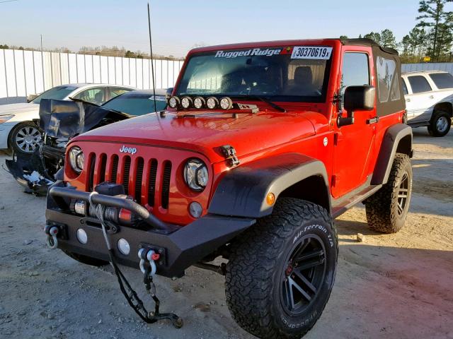 1C4AJWAG9FL565225 - 2015 JEEP WRANGLER S Qırmızı foto 2
