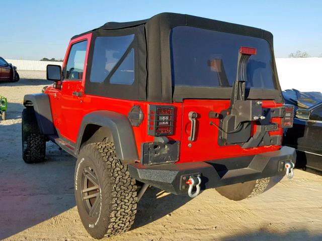 1C4AJWAG9FL565225 - 2015 JEEP WRANGLER S Qırmızı foto 3