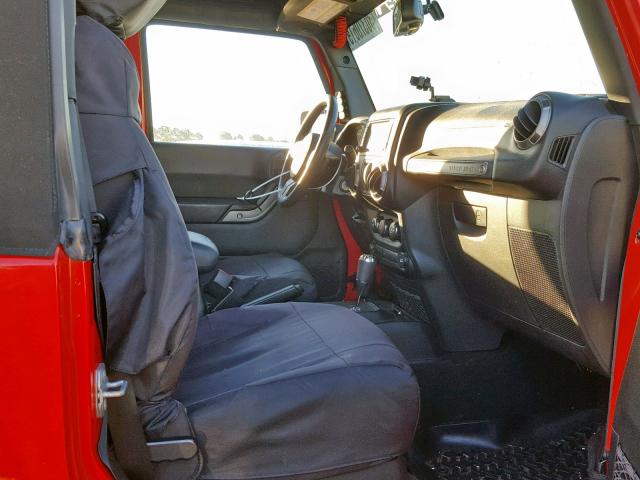1C4AJWAG9FL565225 - 2015 JEEP WRANGLER S Qırmızı foto 5