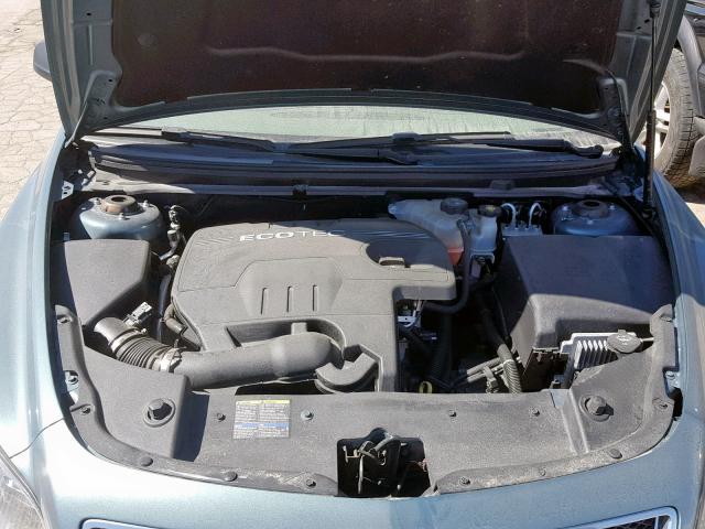 1G1ZG57B89F104830 - 2009 CHEVROLET MALIBU LS TEAL photo 7