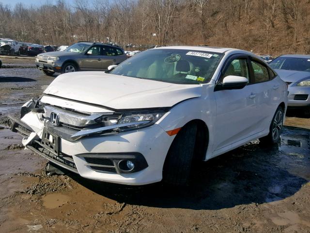 19XFC1F71GE200012 - 2016 HONDA CIVIC EXL WHITE photo 2