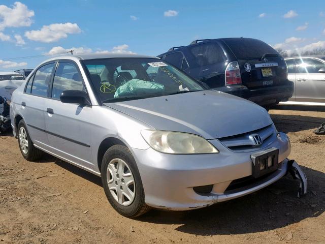 2HGES16394H540831 - 2004 HONDA CIVIC DX V SILVER photo 1