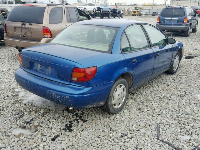 1G8ZG52882Z176399 - 2002 SATURN SL1 BLUE photo 4