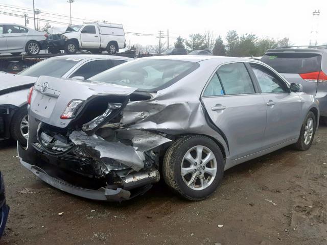 4T1BE46K49U905837 - 2009 TOYOTA CAMRY BASE SILVER photo 4