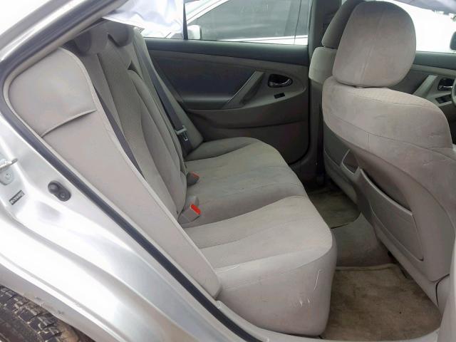 4T1BE46K49U905837 - 2009 TOYOTA CAMRY BASE SILVER photo 6