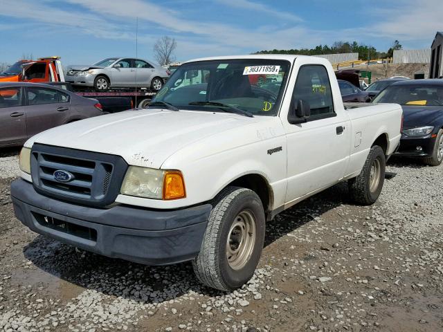 1FTYR10D54PA90860 - 2004 FORD RANGER WHITE photo 2