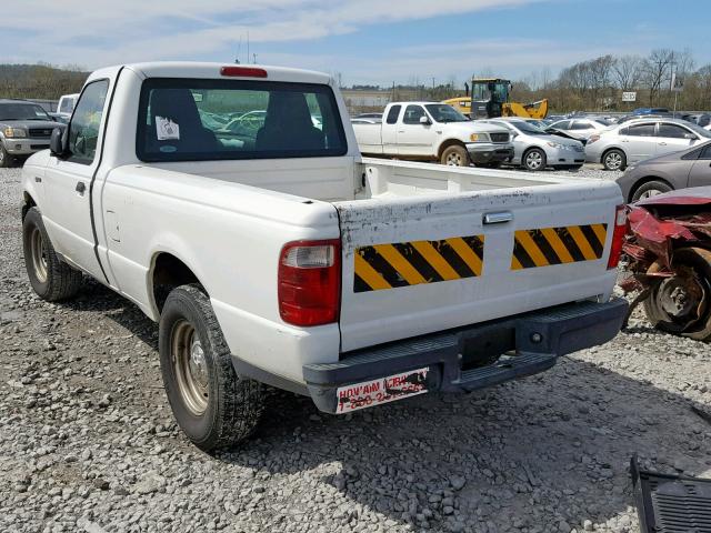 1FTYR10D54PA90860 - 2004 FORD RANGER WHITE photo 3