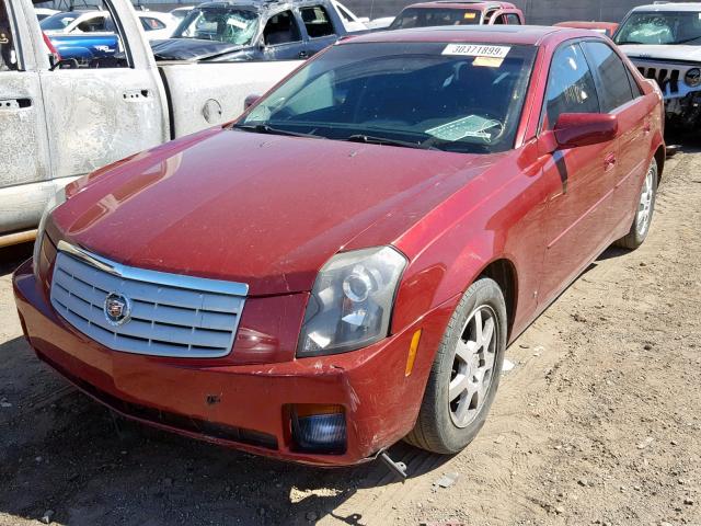 1G6DP577770122851 - 2007 CADILLAC CTS HI FEA RED photo 2