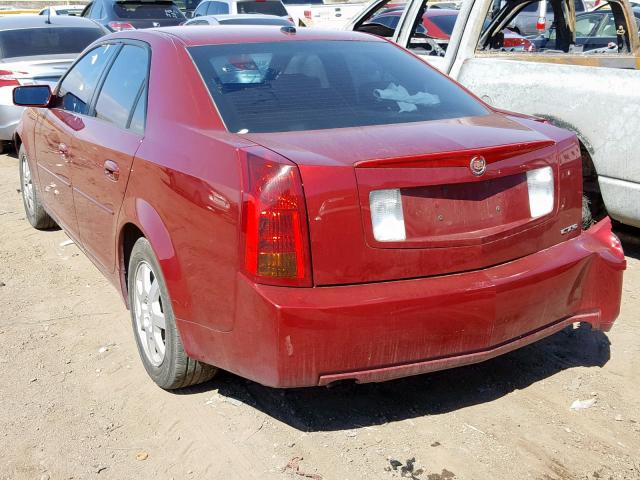 1G6DP577770122851 - 2007 CADILLAC CTS HI FEA RED photo 3