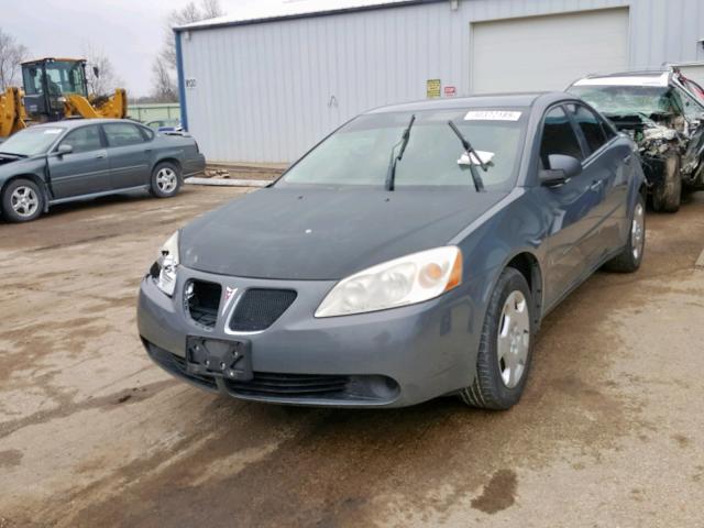 1G2ZF58B574264914 - 2007 PONTIAC G6 VALUE L GRAY photo 2