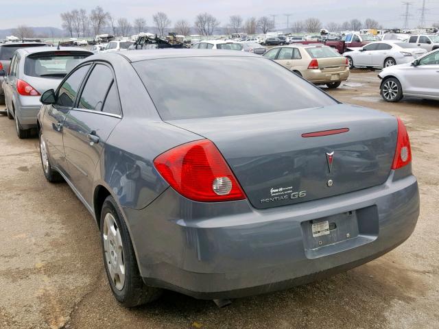 1G2ZF58B574264914 - 2007 PONTIAC G6 VALUE L GRAY photo 3