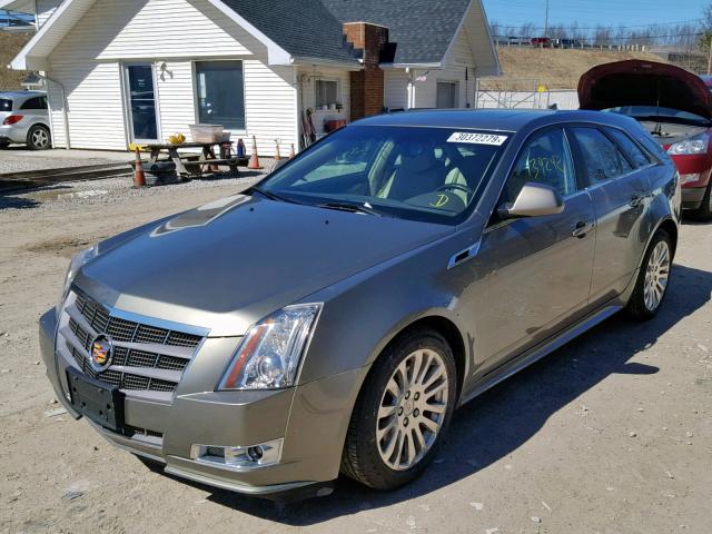 1G6DL8EY5B0126270 - 2011 CADILLAC CTS PERFOR GREEN photo 2