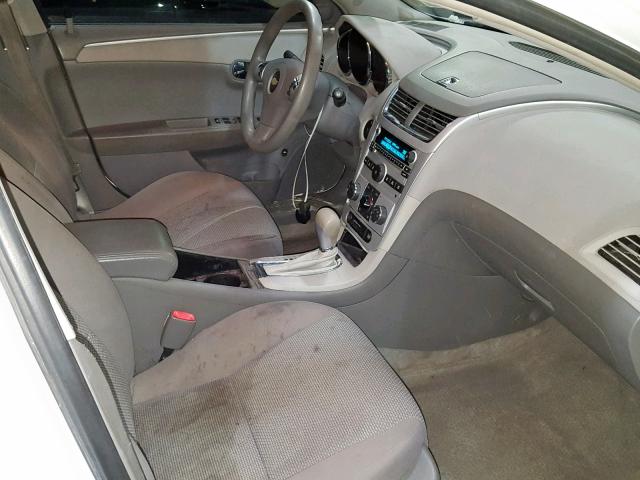 1G1ZH57B19F133194 - 2009 CHEVROLET MALIBU 1LT თეთრი ფოტო 5