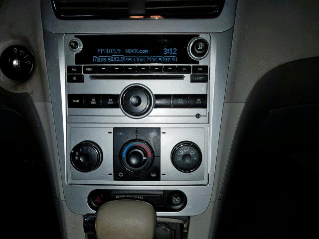 1G1ZH57B19F133194 - 2009 CHEVROLET MALIBU 1LT თეთრი ფოტო 9