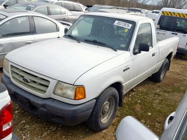 1FTYR10D81PB51291 - 2001 FORD RANGER WHITE photo 2