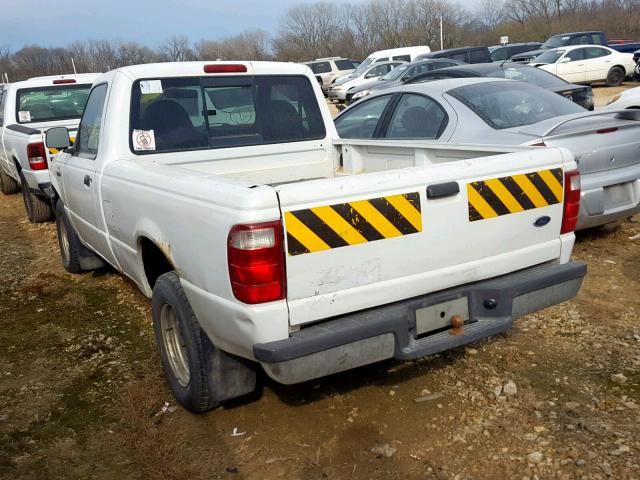 1FTYR10D81PB51291 - 2001 FORD RANGER WHITE photo 3