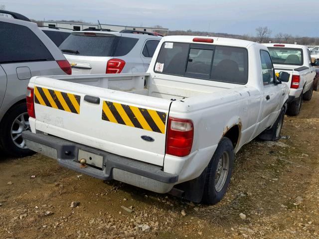 1FTYR10D81PB51291 - 2001 FORD RANGER WHITE photo 4