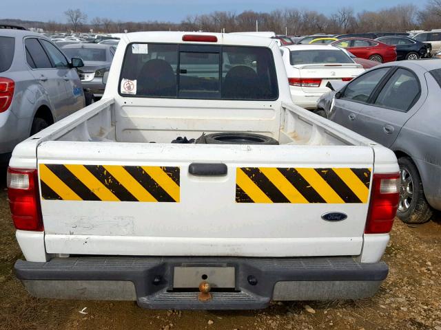 1FTYR10D81PB51291 - 2001 FORD RANGER WHITE photo 6