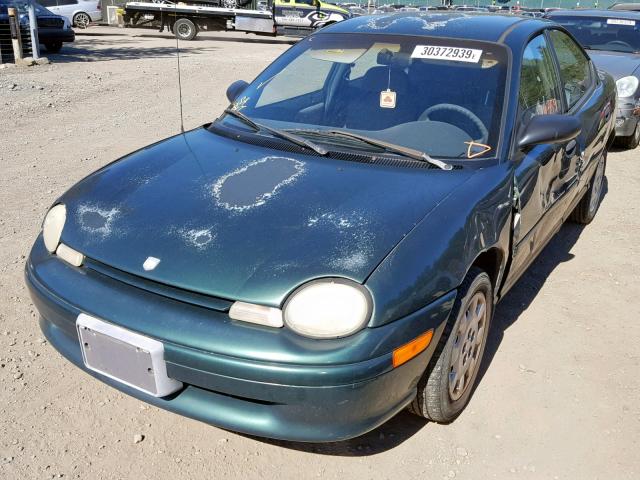 3B3ES47C5WT200862 - 1998 DODGE NEON HIGHL GREEN photo 2