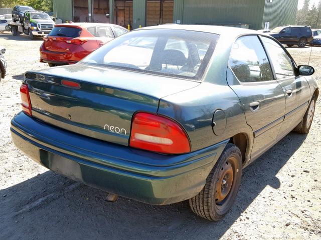 3B3ES47C5WT200862 - 1998 DODGE NEON HIGHL GREEN photo 4