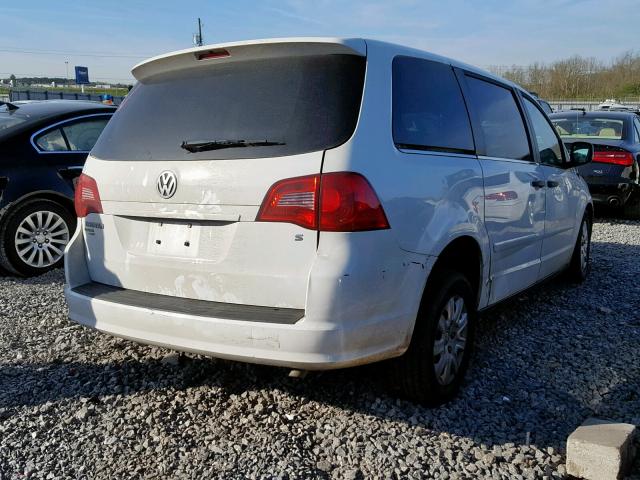 2V4RW4D16AR395251 - 2010 VOLKSWAGEN ROUTAN S WHITE photo 4