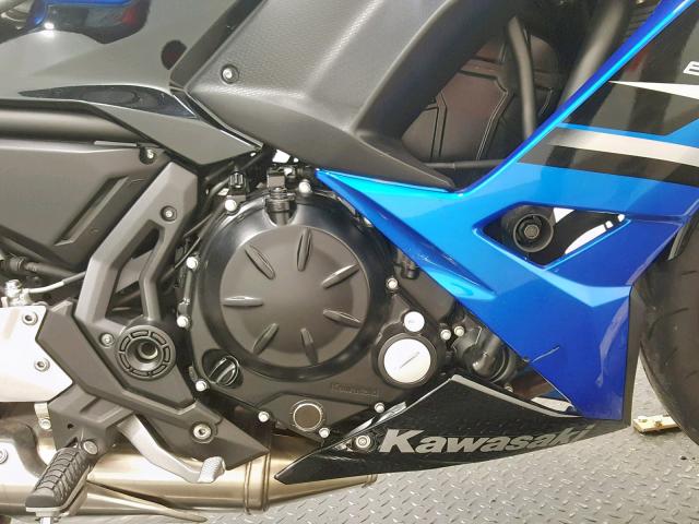 JKAEXEK13JDA13403 - 2018 KAWASAKI EX650 F BLUE photo 5