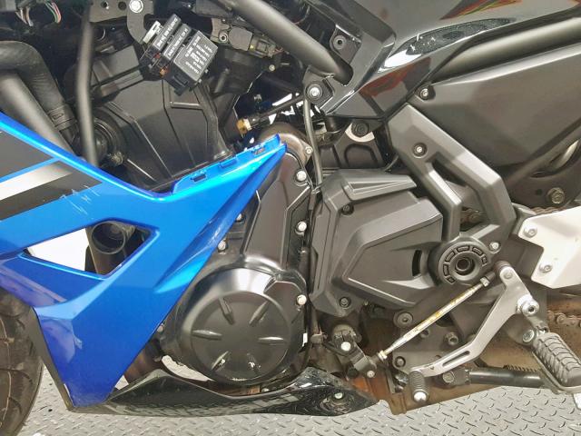 JKAEXEK13JDA13403 - 2018 KAWASAKI EX650 F BLUE photo 6