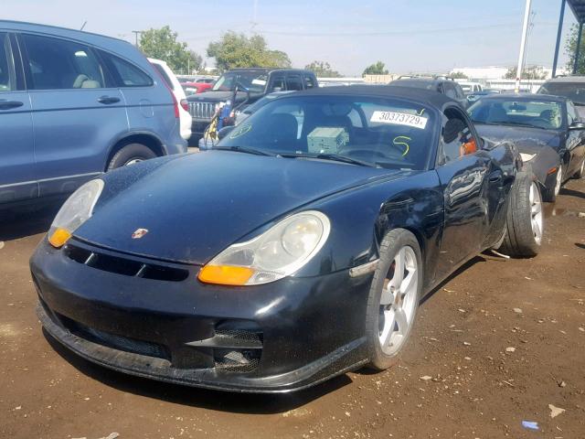 WP0CA298XXU633719 - 1999 PORSCHE BOXSTER BLACK photo 2