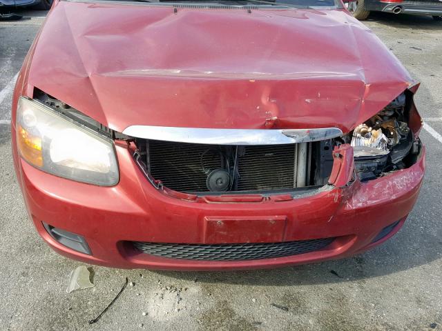 KNAFE222495622734 - 2009 KIA SPECTRA EX RED photo 9