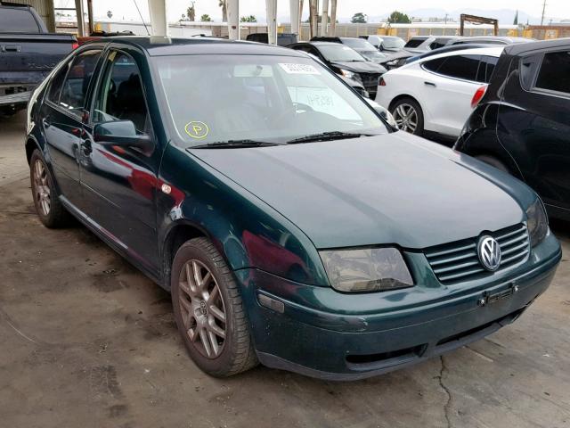 3VWSP69M52M013126 - 2002 VOLKSWAGEN JETTA GLS GREEN photo 1