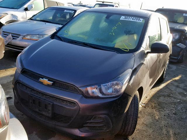 KL8CB6SA5GC562932 - 2016 CHEVROLET SPARK LS CHARCOAL photo 2