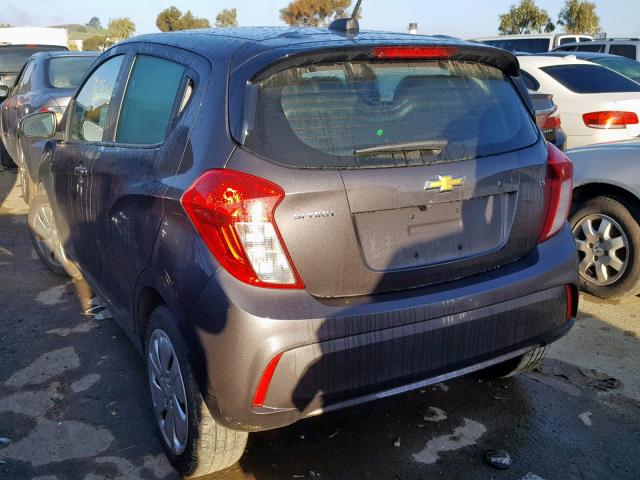 KL8CB6SA5GC562932 - 2016 CHEVROLET SPARK LS CHARCOAL photo 3