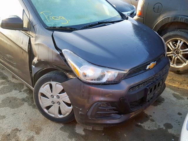 KL8CB6SA5GC562932 - 2016 CHEVROLET SPARK LS CHARCOAL photo 9