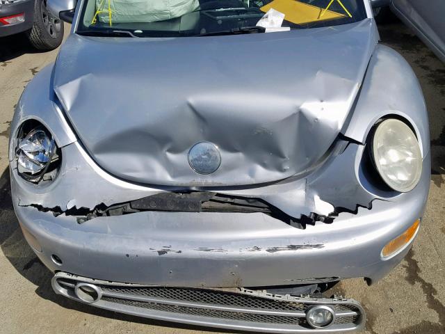 3VWCK21Y03M306296 - 2003 VOLKSWAGEN NEW BEETLE ვერცხლისფერი ფოტო 7