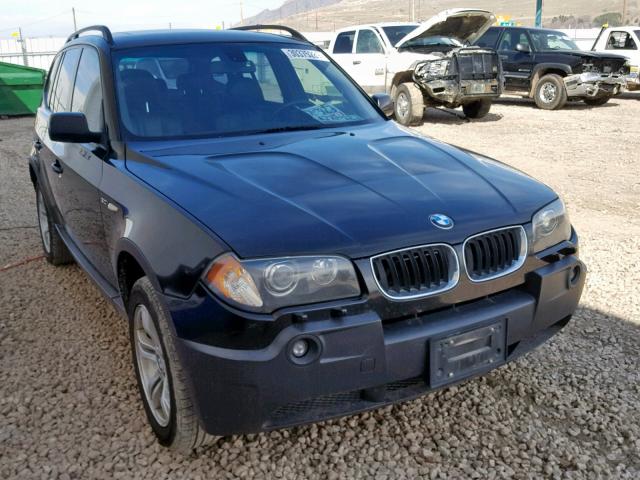 WBXPA93445WD13822 - 2005 BMW X3 3.0I BLACK photo 1