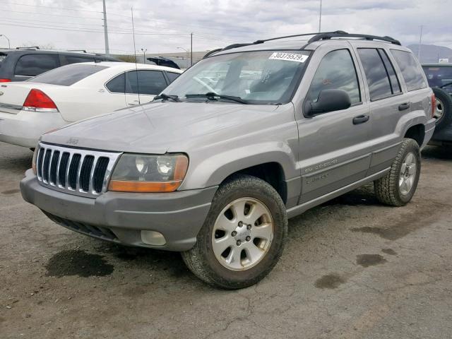 1J4GX48S81C687634 - 2001 JEEP GRAND CHER SILVER photo 2