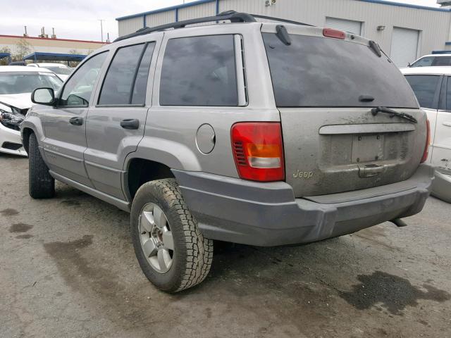 1J4GX48S81C687634 - 2001 JEEP GRAND CHER SILVER photo 3