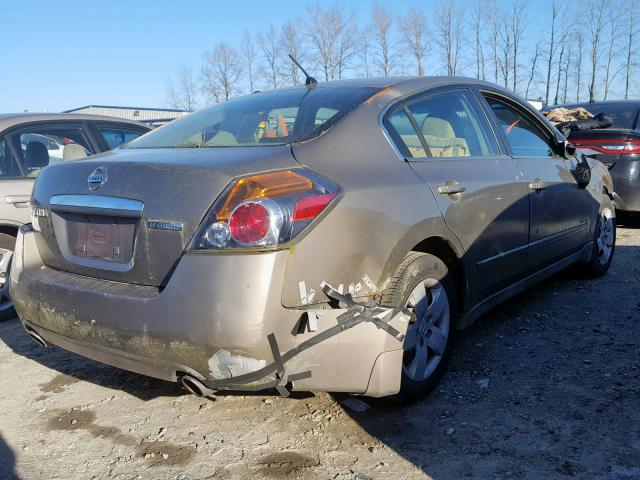 1N4CL21E27C230227 - 2007 NISSAN ALTIMA HYB TAN photo 4