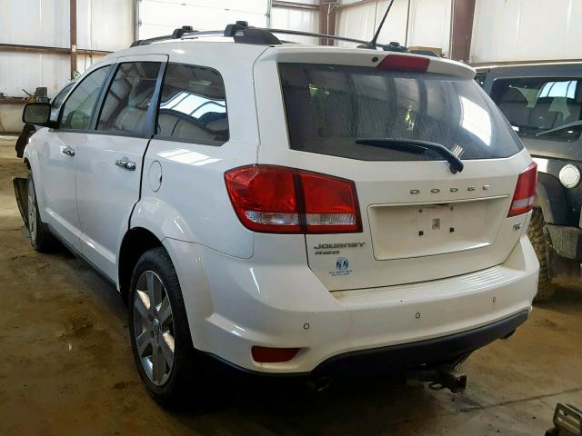 3C4PDDFG7DT602627 - 2013 DODGE JOURNEY R/ WHITE photo 3